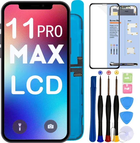 Vista 15 de para iPhone 11 Reemplazo de Pantalla 6.1", Pantalla Táctil 3D COF LCD Digitalizador para A2111, A2223, A2221 con Kit de Herramientas de Reparación +