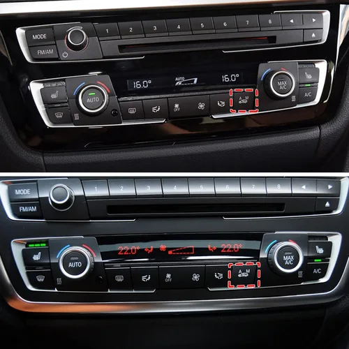 Vista 3 de Moonlinks Reemplazo de botón de ciclo interno F30, tapa protectora de botón de recirculación de aire compatible con BMW Serie 1 F20/F21, 2 Series