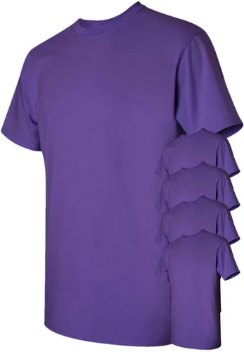Vista 196 de Gildan Camiseta G500 para hombre Ceniza/baya