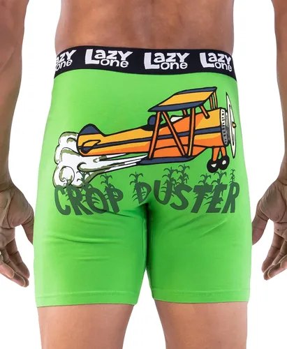 Vista 2 de Lazy One Divertidos calzoncillos tipo bóxer para hombre, ropa interior para hombre