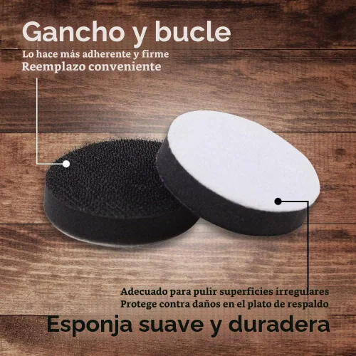 Vista 2 de SPEEDWOX Almohadilla amortiguadora de esponja suave con gancho y bucle de 2