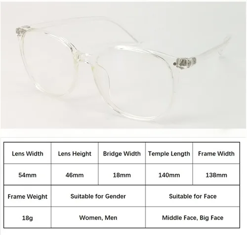 Vista 3 de Anteojos de lectura anti azul Light Blocking Reader mujeres hombres para mediana cara grande