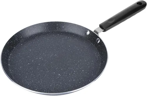 Vista 3 de Yosoo Sartén antiadherente, utensilios de cocina de aleación de aluminio de calentamiento rápido con mango a prueba de calor para desayuno