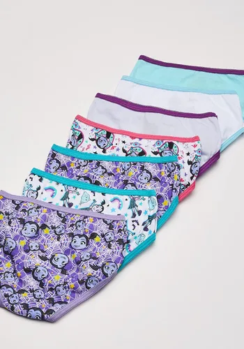 Vista 2 de Disney Girls' 7-Pack Vampirina Underwear Panty