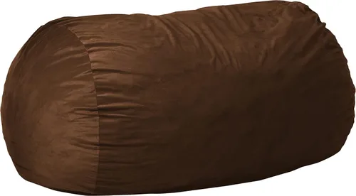 Vista 4 de Chill Sack Funda para Silla Puf, 6 pies, Microgamuza - Chocolate Microsuede - Chocolate - Solo funda