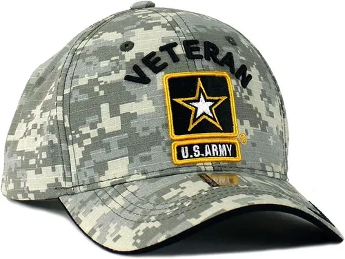 Vista 3 de Gorra de béisbol ajustable con licencia oficial del ejército de EE. UU