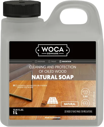 Vista 2 de WOCA Limpiador concentrado de jabón natural para pisos de madera aceitada
