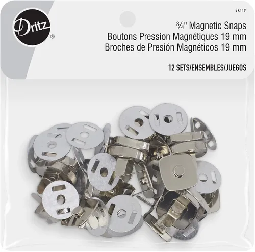 Vista 6 de Dritz Broches de alta resistencia 5/8" níquel 60 juegos con herramientas