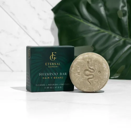 Vista 6 de Barra de champú para cabello y barba, 2.38 onzas, limpia, nutre, protege