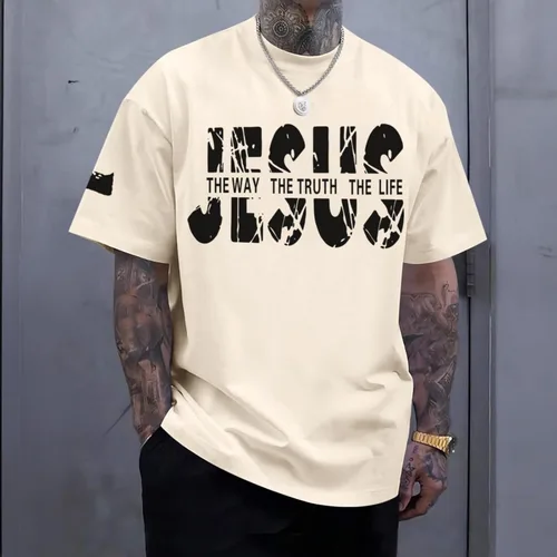 Vista 5 de Camisas de fe cristiana de Jesús para hombres, con versículo bíblico religioso, cruz religiosa, camiseta inspiradora, camisetas gráficas de gran