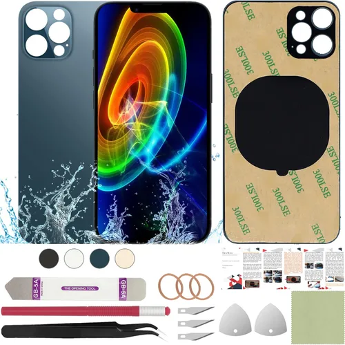 Vista 76 de Funda trasera de repuesto compatible con iPhone 8 de 4.7" + Herramientas profesionales (Gris espacial) Incluye herramientas profesionales, cinta