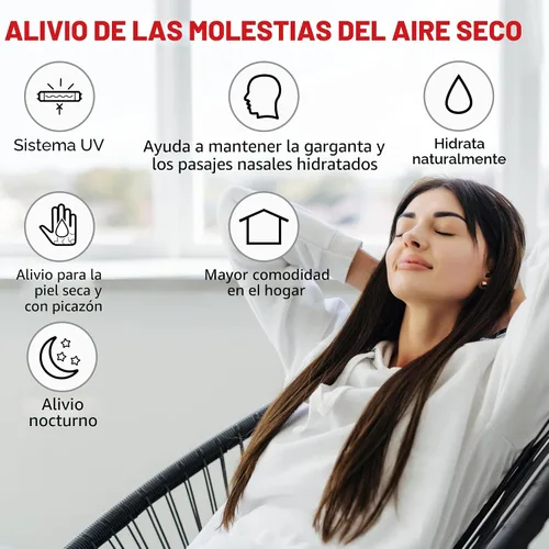 Vista 6 de Humidificador libre de gérmenes Honeywell Cool Mist