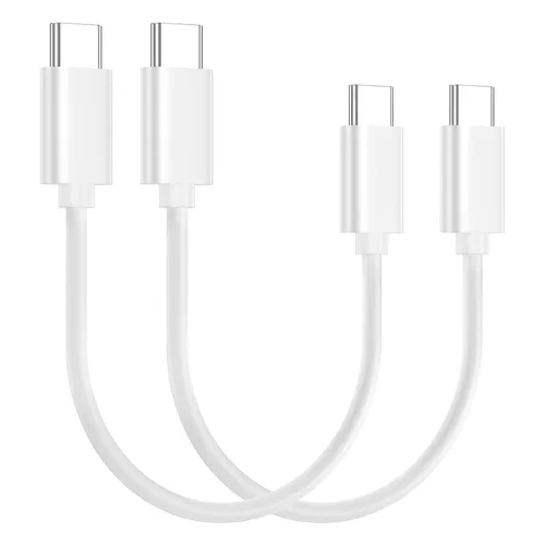 Vista 32 de ZeroneTeck Cable USB C de 6 pulgadas 0.5 pies, Transferencia de Datos de Alta Velocidad 20Gbps Corto, Cable USB C 3.2 Gen 2×2 100W PD de Carga