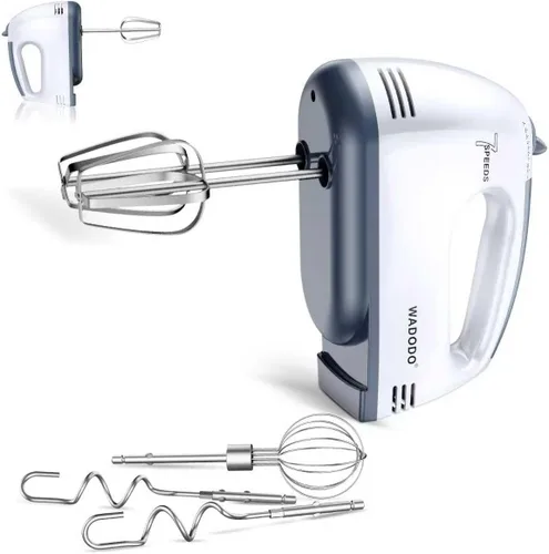 Vista 8 de WADODO Batidora de mano eléctrica de 7 velocidades - Mezclador de alimentos portátil mezclador de cocina con 304 *