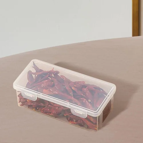 Vista 9 de DOITOOL Recipiente hermético para almacenamiento de pan de 7.48 x 3.74 x 2.36 pulgadas, caja de pan de plástico transparente con sello a prueba