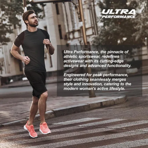 Vista 6 de Ultra Performance 3 Pack Mens Shorts Casual Men's Athletic Short Workout Gym Shorts for Men with Zipper Pockets, Small - 5X