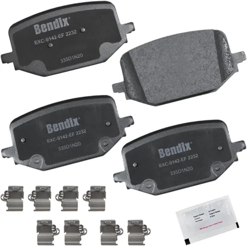 Vista 137 de Bendix Priority1 CFC154 - Juego de pastillas de freno de disco para Avanti II, Century, LeSabre, Regal, Riviera, chasis comercial, DeVille