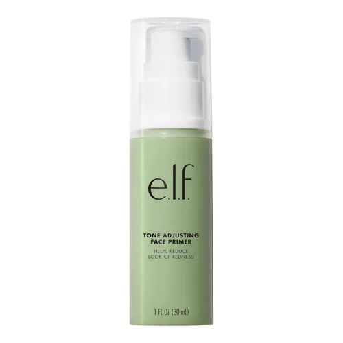 Vista 9 de e.l.f. Base facial ajustadora de tono, base de maquillaje para neutralizar tonos de piel desiguales y enrojecimiento, fija el maquillaje para que