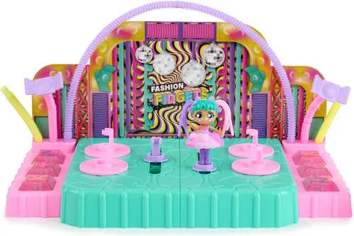 Vista 7 de Fashion Fidgets Sirena de lujo, muñeca y mascota con más de 18 formas de inquietud