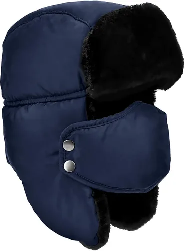 Vista 15 de Sombrero de trampero de invierno unisex con orejeras
