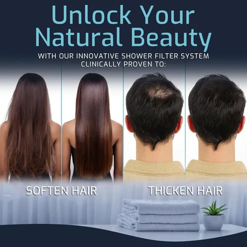Vista 3 de Cabezal de Filtro de Ducha Mist para Agua Dura Mejora la Piel, el Cabello y las Uñas - Cabezal de Ducha Filtrado Grande de Alta Salida con Filtro