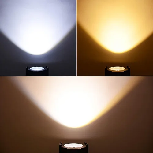 Vista 4 de BETOPPER Luces de escenario, focos LED COB de 200 W, luz par LED blanca cálida y fría, luces DMX/maestro-esclavo, iluminación de foco/Fresnel