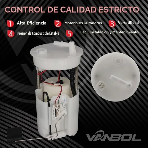 Vista 4 de Conjunto de módulo de bomba de combustible eléctrica compatible con Honda Accord 2008-2012 2009-2014 Acura TSX L4 2.4L reemplaza FG0912 E8922M