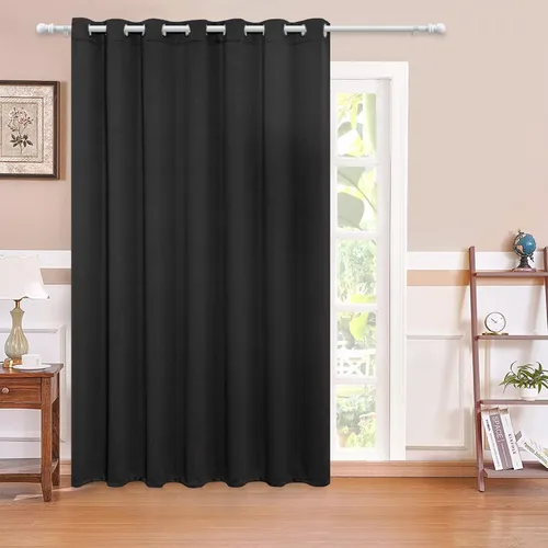 Vista 137 de MYSKY HOME Cortinas Aqua para Armario para Entrada Cortina Opaca para Puerta para Sala de Estar Cortina Oscurecedora de Habitación con Ojales