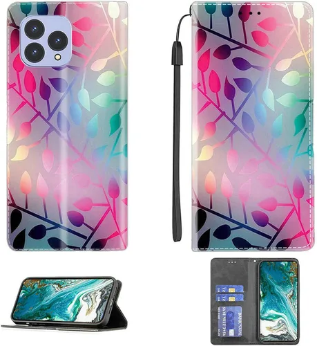 Vista 157 de Aroepurt Funda para UMIDIGI G1 Plus compatible con UMIDIGI G1 Plus Funda para teléfono Funda de piel sintética con función atril magnética CPT15