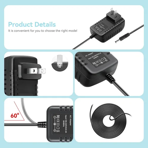 Vista 3 de AC/DC Adaptador para parte 074-1003 Auto DC Cable 449-0187-01-01 XPower Powerpack 300