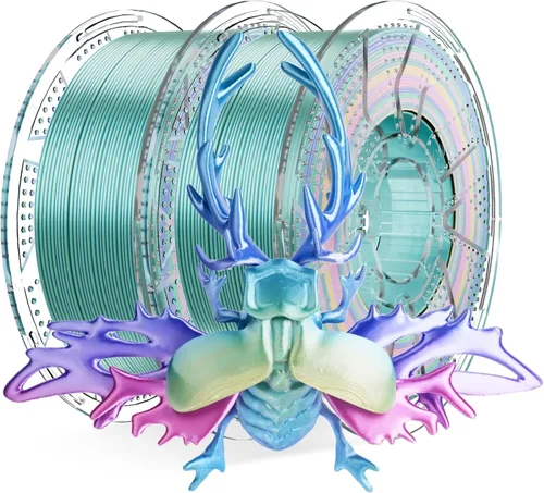 Vista 25 de Conjure PETG Rainbow - Filamento para impresora 3D, 2.2 libras Arco iris-2.2 lbs