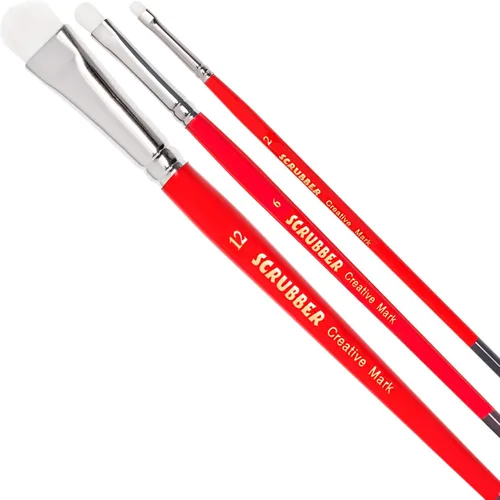 Vista 7 de Creative Mark Scrubber - Pinceles de acuarela profesionales para frotar, secar, remodelar bordes y mucho más. - # 2