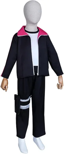 Vista 2 de Disfraz infantil Uzumaki Boruto Cosplay del anime Comic Con Uniformes para Halloween Fiesta de Navidad
