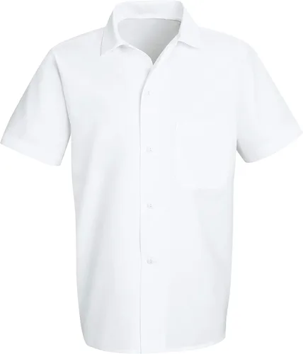 Vista 2 de Chef Designs Camisa de cocina con botones frontales para hombre
