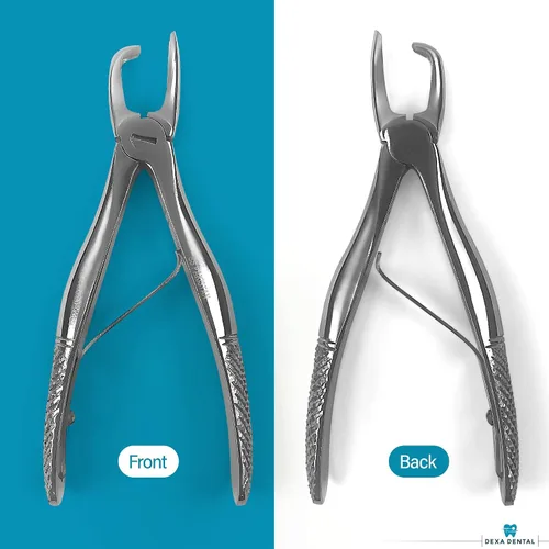 Vista 2 de Raspador de dientes para eliminar cálculos, pinza tártara, veterinario dental perro PET canino A+, instrumento de calidad, 4.5 pulgadas