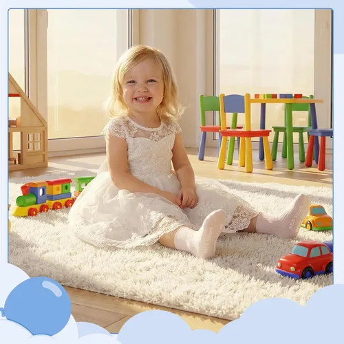 Vista 6 de 5 pares de calcetines de bebé tontos, calcetines 3D lindos animales para niños con agarres, divertidos calcetines locos regalos para baby showers
