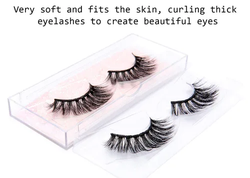 Vista 6 de DYSILK Paquete de extensiones de pestañas - Pestañas postizas de visón de aspecto natural