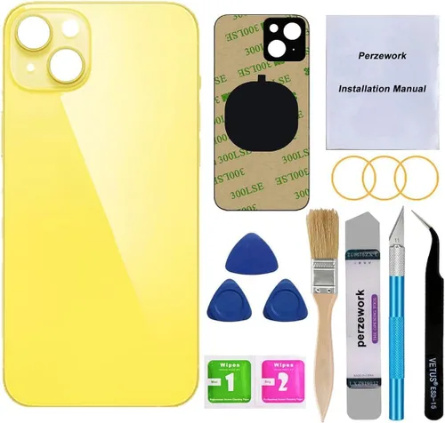 Vista 40 de Reemplazo de cristal trasero para iPhone 15Pro Max con herramientas Repir Big Hole OEM Rear Cover Glass Pre-Installed Internal Parts Easier