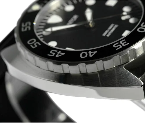 Vista 3 de Pantor Nautilus Reloj de buceo Reloj automático para hombre, 656.2ft de acero inoxidable impermeable para hombre con bisel giratorio, cristal