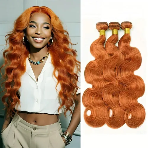 Vista 159 de Color 30 paquetes de cabello humano marrón onda del cuerpo paquetes 8 10 12 pulgadas brasileño virgen Remy extensiones de cabello humano doble trama