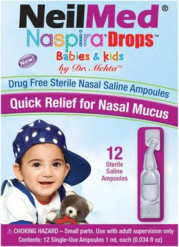 Vista 3 de NeilMed Naspira Drops - Ampollas de 12 quilates fáciles de girar, (el embalaje puede variar)