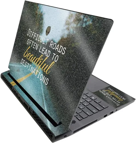 Vista 586 de MightySkins - Skin brillante con purpurina para Alienware M17 R3 (2020) y M17 R4 (2021) - Diversión de los años 90 Acabado duradero con purpurina