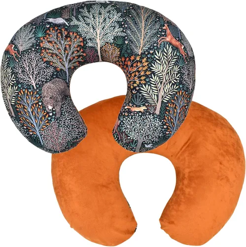 Vista 9 de Winmany Funda de almohada de lactancia para bebé, funda de almohada extraíble para lactancia materna, lindo patrón para niñas y niños, funda