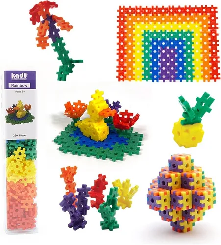 Vista 12 de KADU Classic Conjunto Clásico de 250 Piezas – Juguete de Construcción + Edificación STEM/STEAM, para Juego Abierto + Imaginativo Edades 5+