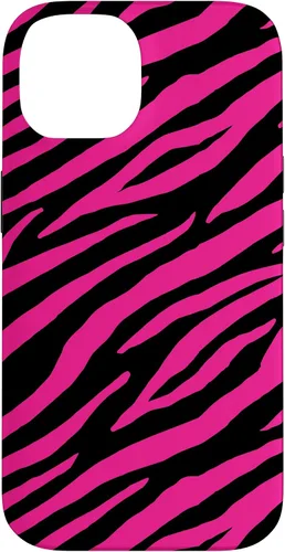 Vista 4 de Pink Black Zebra Stripes Pattern Design Women Girls Case for iPhone 17