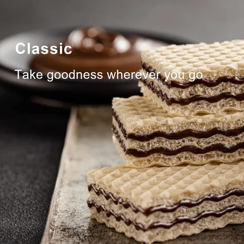 Vista 7 de Loacker Classic - Galletas de oblea de chocolate premium, crujientes con relleno de crema de chocolate - Paquete múltiple de 12 paquetes