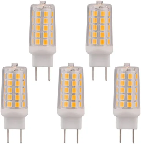 Vista 7 de Bombilla LED G8 regulable de 2 W, color blanco cálido, bombillas halógenas equivalentes a base bi-pin de 120 V, T4 JCD, repuesto de iluminación