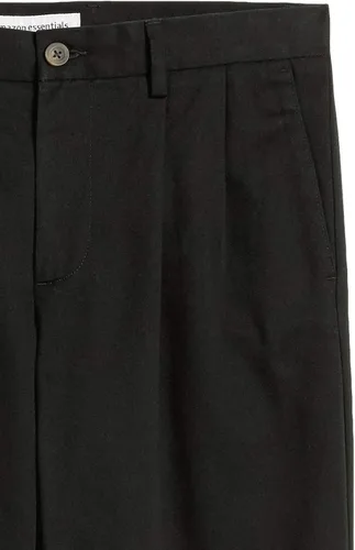 Vista 8 de Tienda Essentials - Pantalón chino para hombre con pinzas, ajuste clásico y resistente a las arrugas (Disponible en tallas grandes y altas)