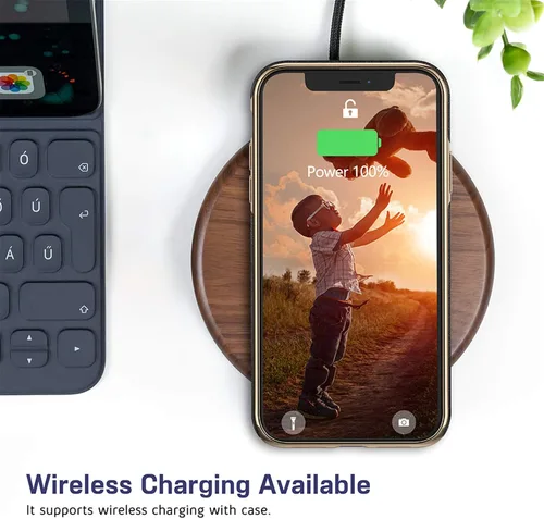 Vista 7 de LOHASIC Funda para iPhone 12 y iPhone 12 Pro - Fundas para teléfono i Phone 12 con borde cromado delgado, fundas de cuero de diseño suave, funda