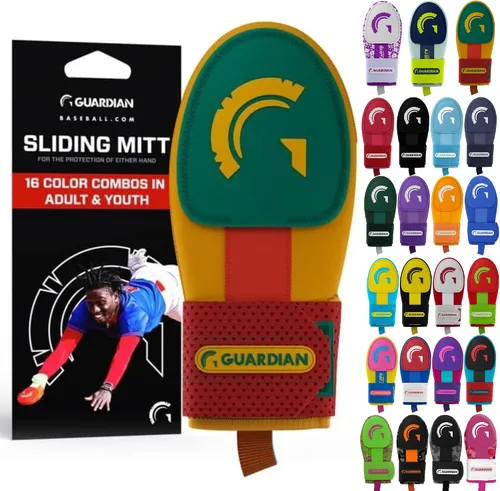 Vista 24 de Guante deslizante Guardian Baseball - Tallas para jóvenes y adultos - Guante deslizante para béisbol - Correa de compresión elástica